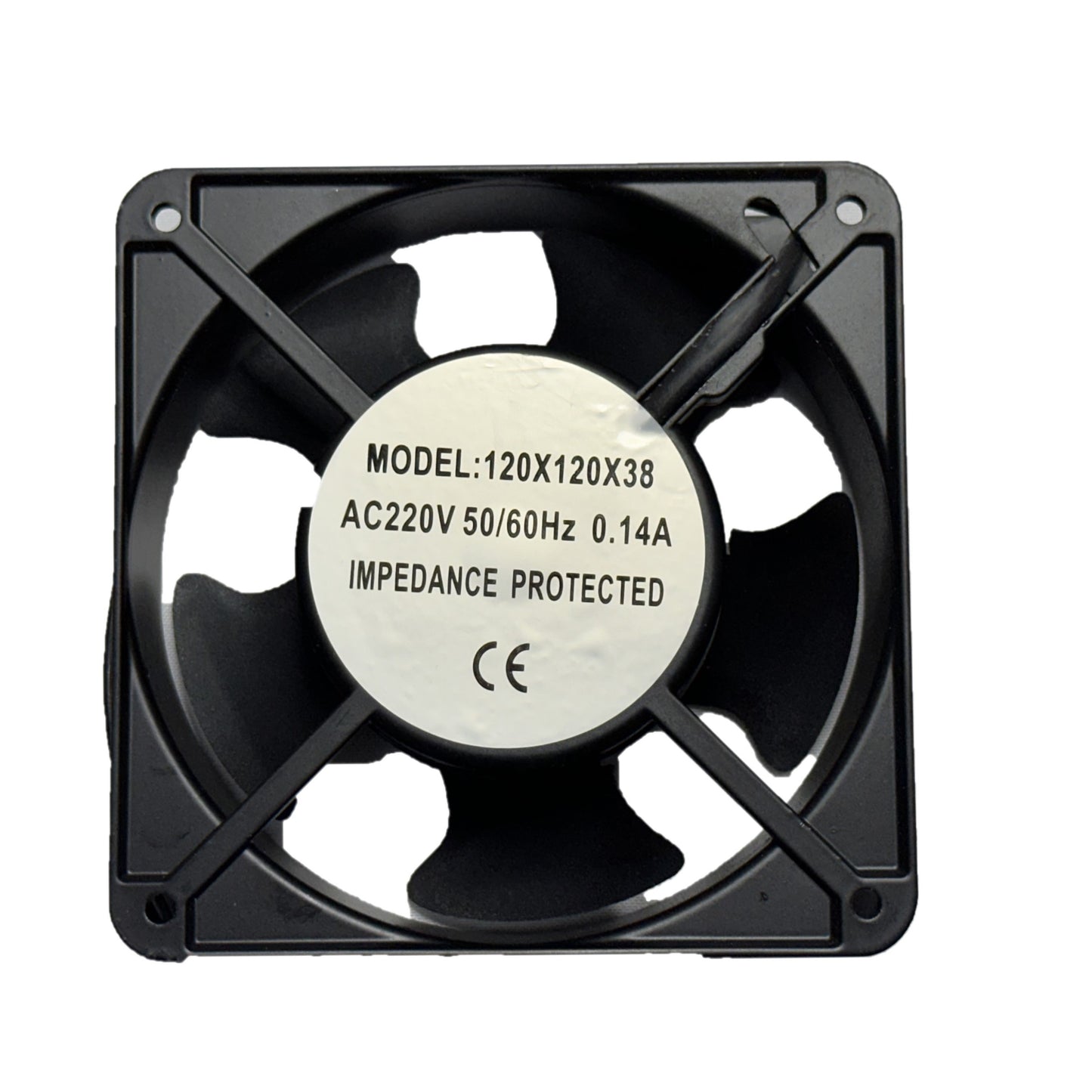 Ventilador 220 Vac de 0.14 Amperios tamaño 12 x 12 x 3.75 cm