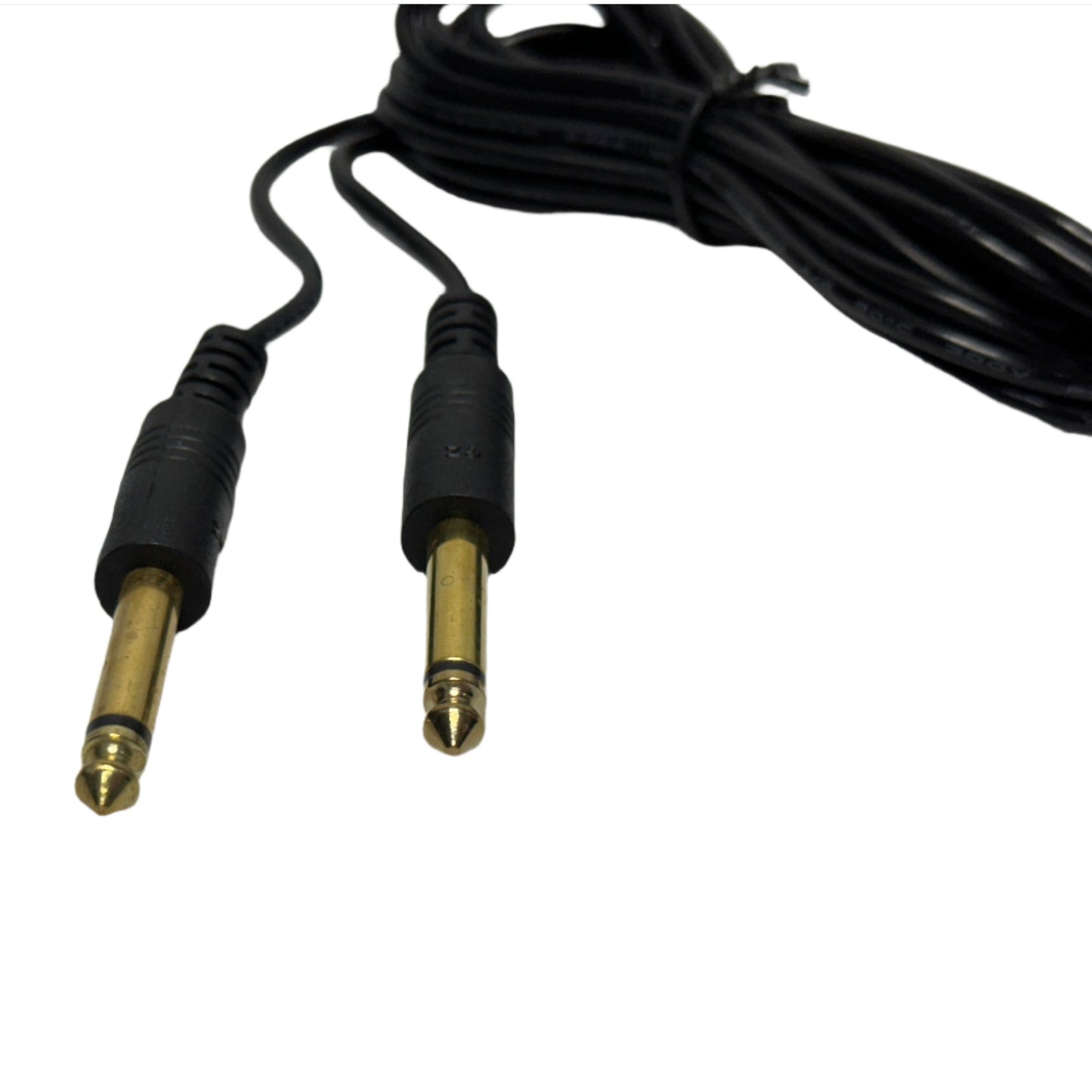 Cable de Audio conector 6.3 mm mono 1/4 de pulgada ambos extremos 3 metros