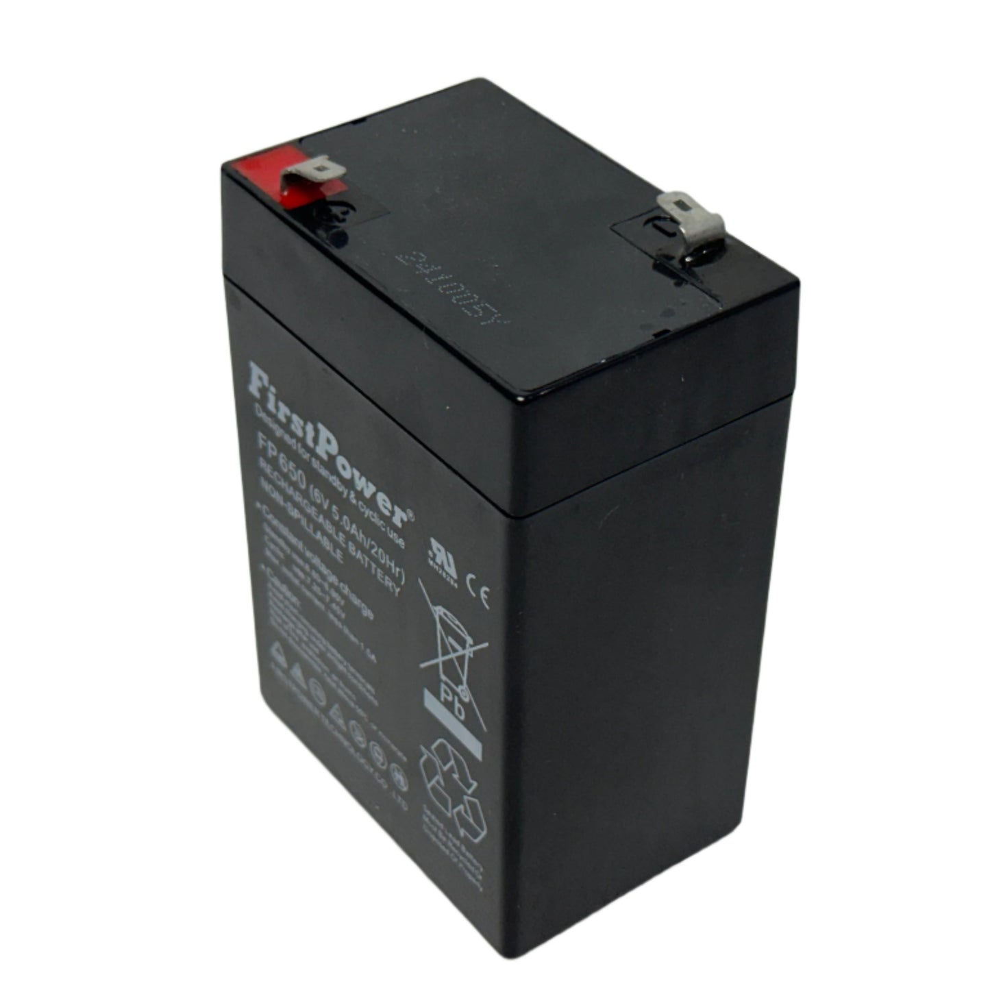 Bateria Seca Recargable 6 V 5.0 Ah sellada marca First Power