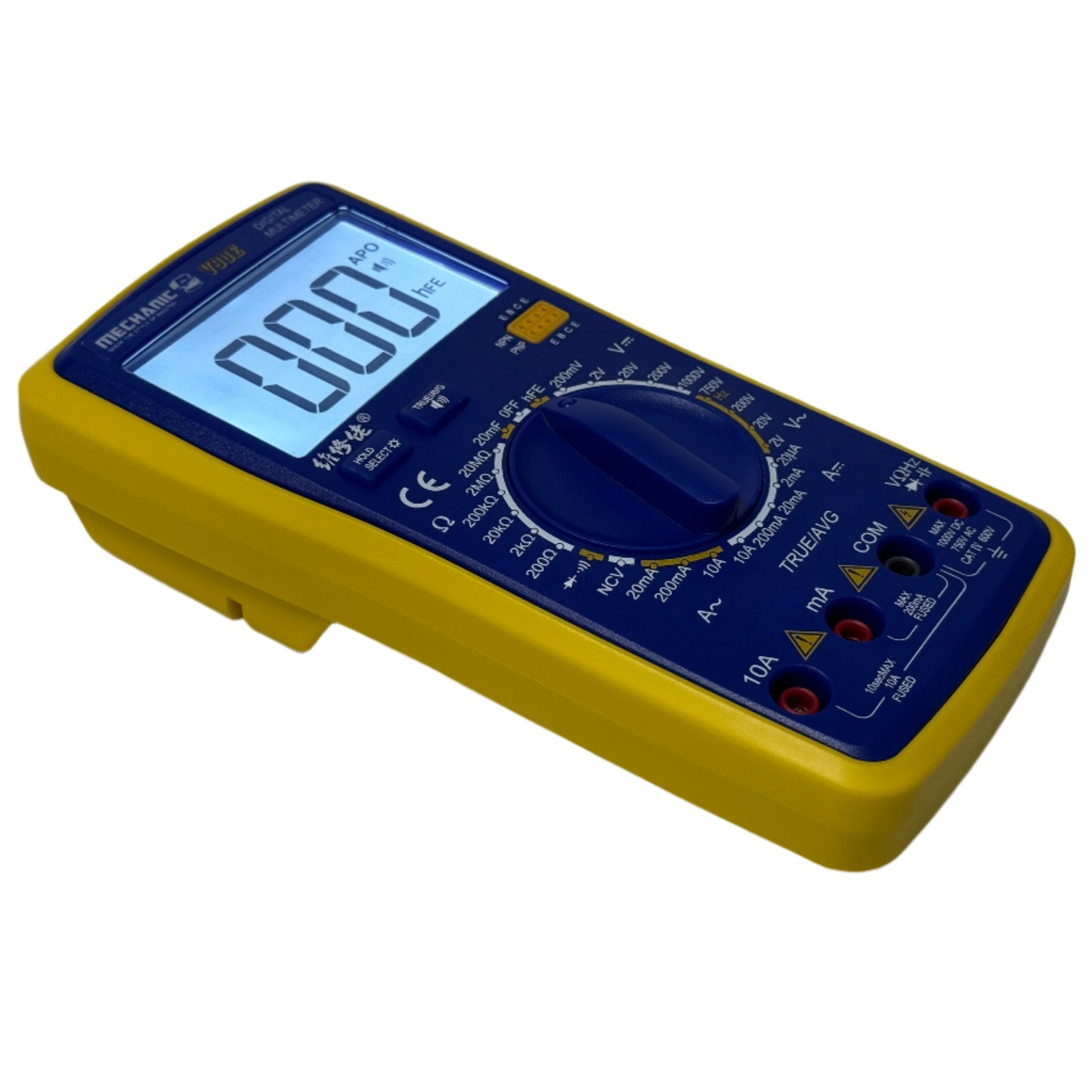 Multimetro Digital Profesional True RMS con Deteccion de Fase marca Mechanic
