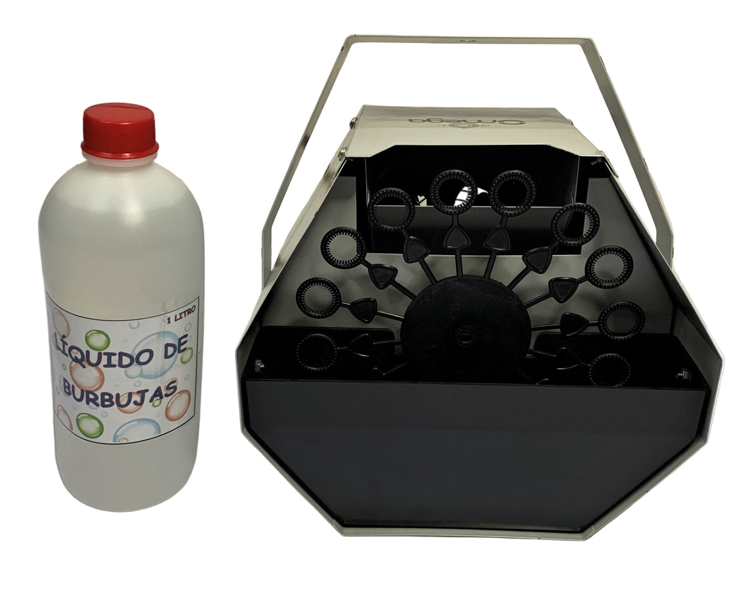 Combo Maquina de Burbujas + 1 Litro de Liquido de Burbujas