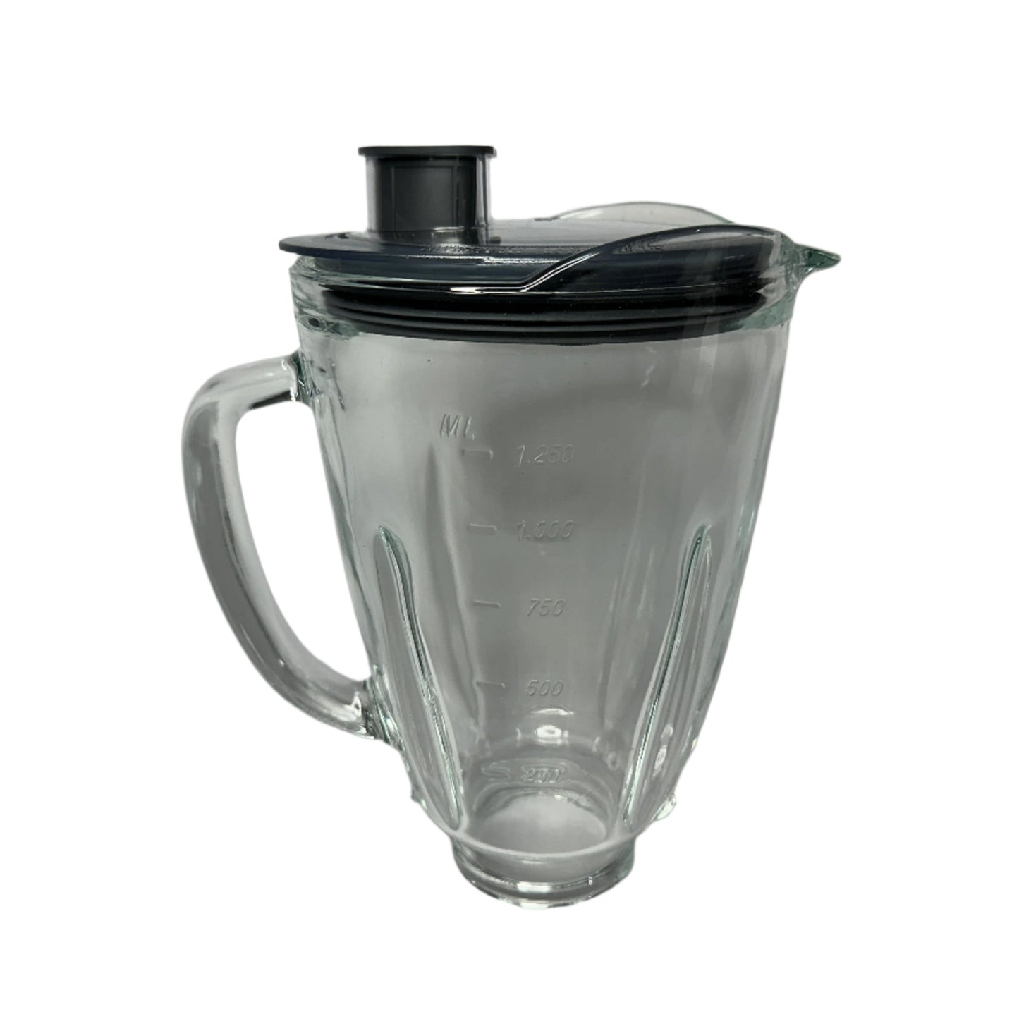 Vaso redondo de vidrio de licuadora reversible Oster con tapa 100% original