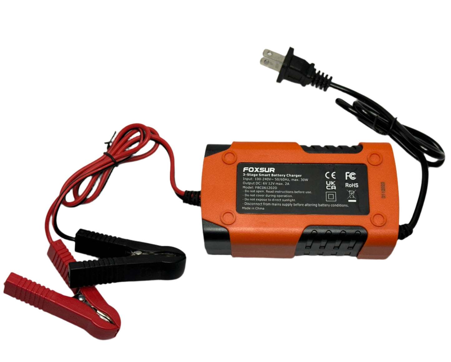 Cargador Automatico para Baterias Recargables 6 y 12 Vdc de hasta 40 Ah