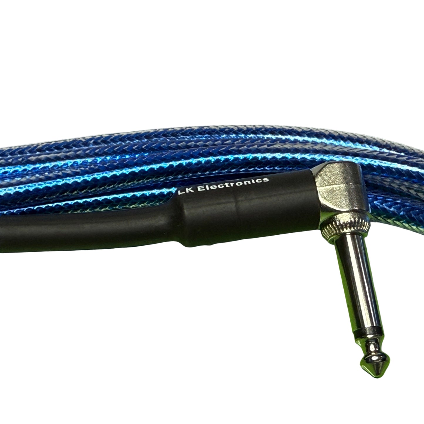 Cable de Audio conector 6.3 mm mono 1/4 de pulgada un extremo en L 3 metros
