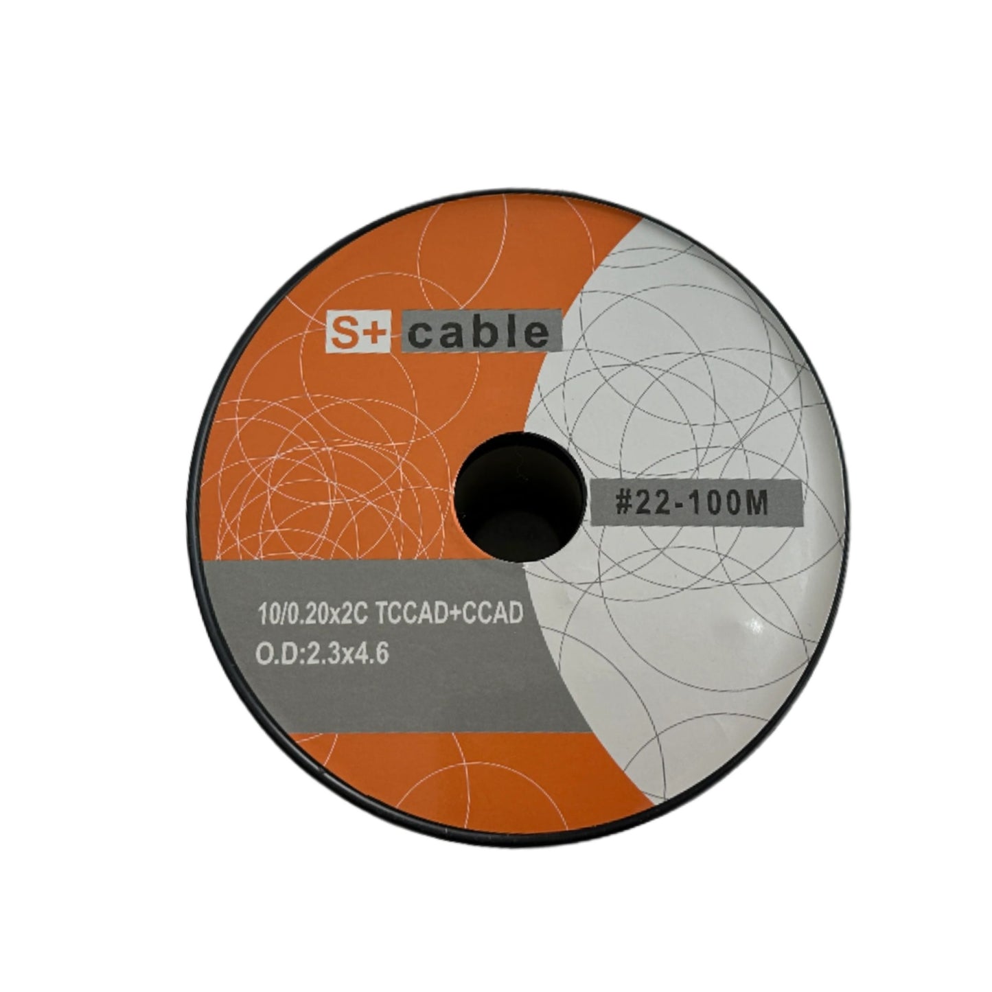 Bobina de cable para Parlante # 22 transparente 100 metros