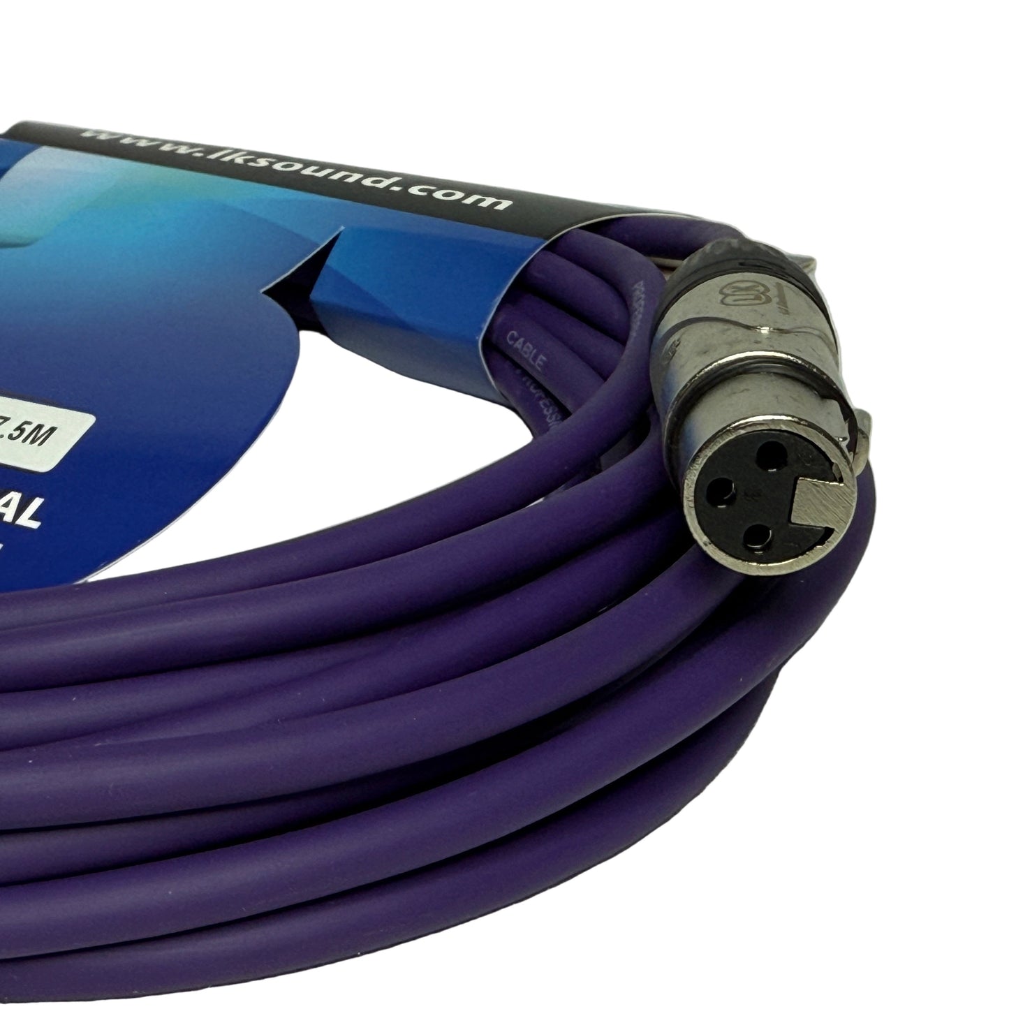 Cable de Audio Canon conectores XLR macho hembra 7.5 metros