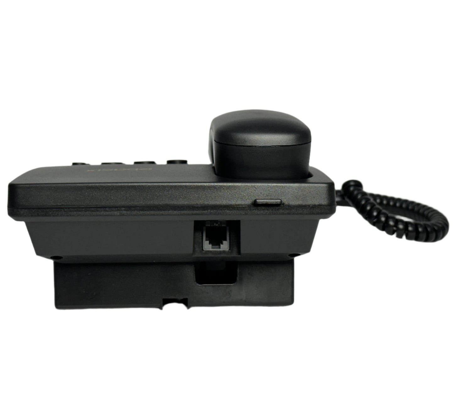 Telefono alambrico de escritorio o pared marca Ebasix color negro