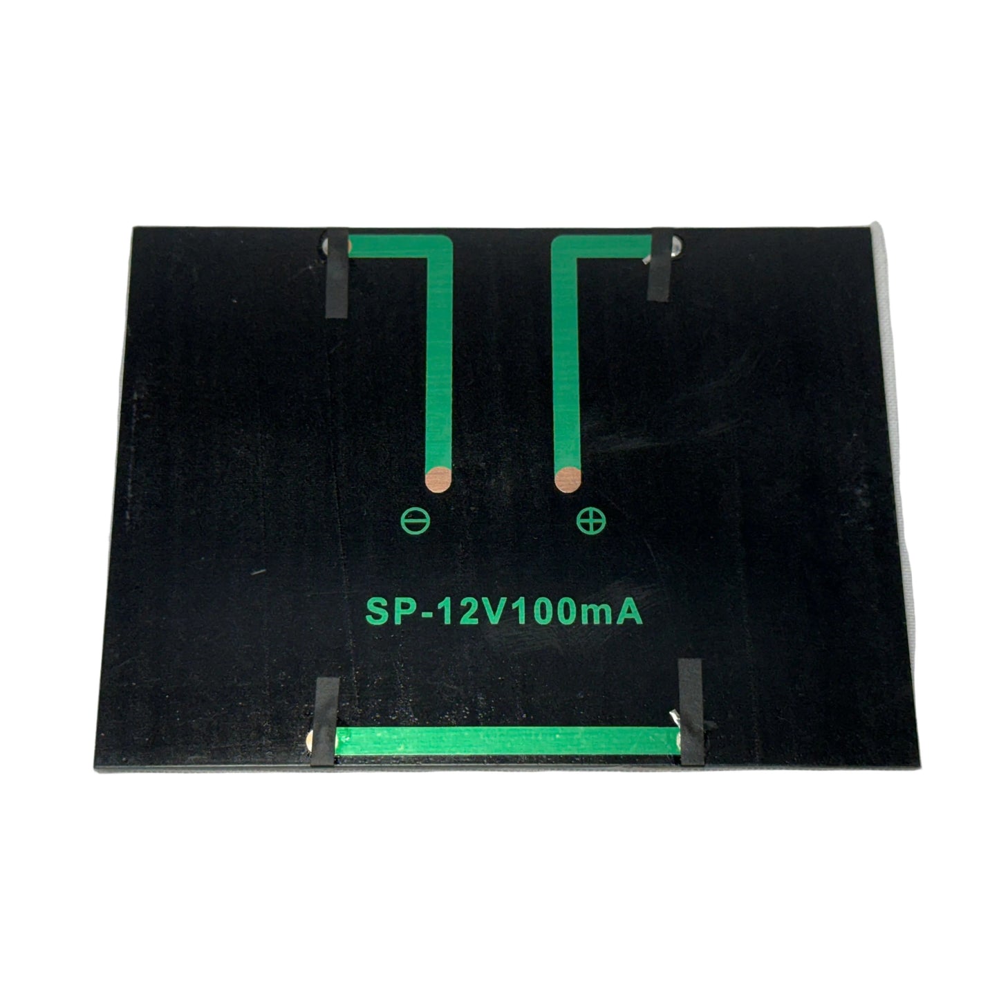 Panel Solar Mini 12 V 100 mA tamaño 12 cm x 9 cm