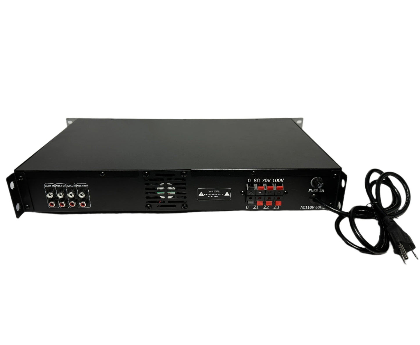 Amplificador de Sonido Ambiental de 3 Zonas 100 W con radio FM USB Bluetooth y MP3