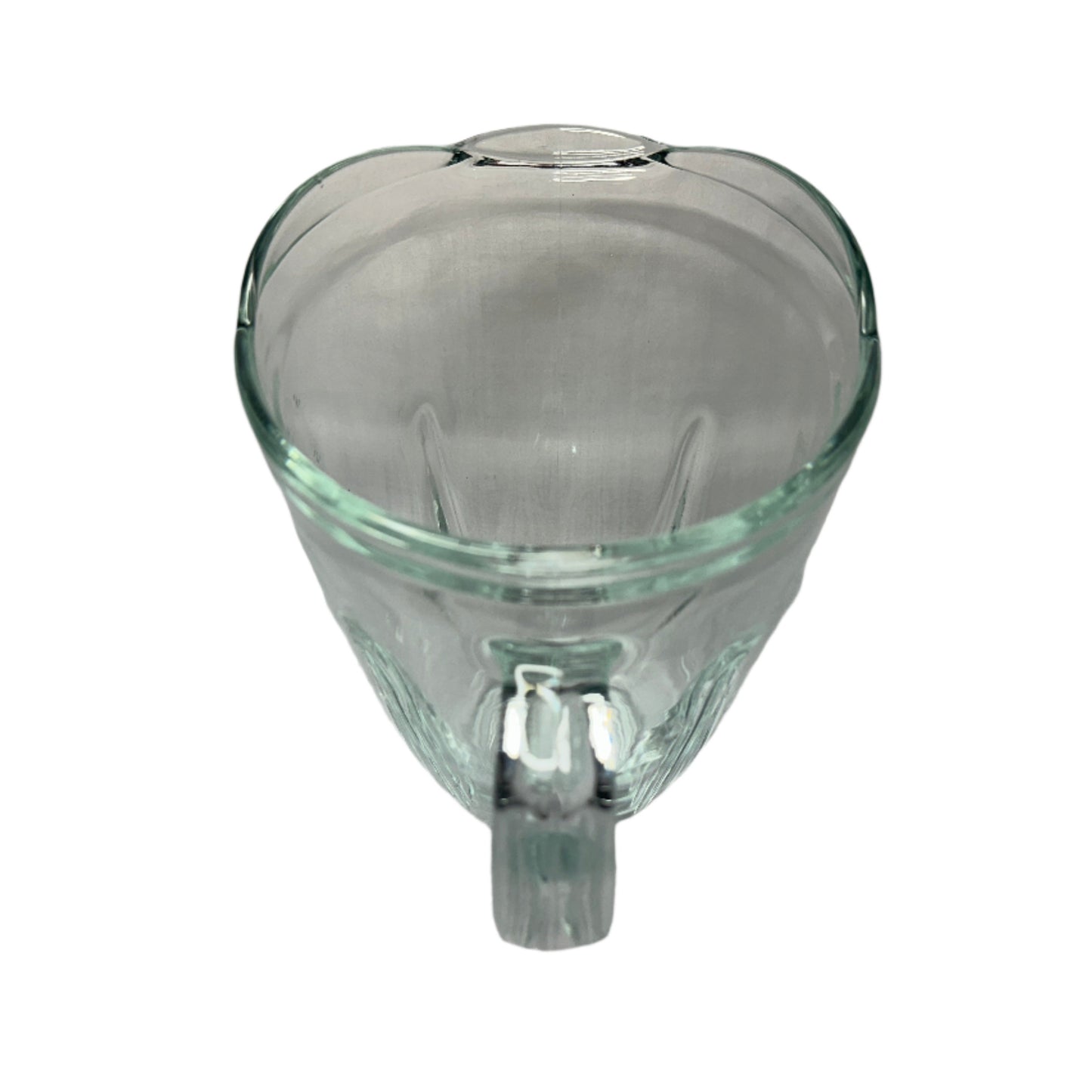 Vaso redondo de vidrio de licuadora reversible Oster con tapa 100% original