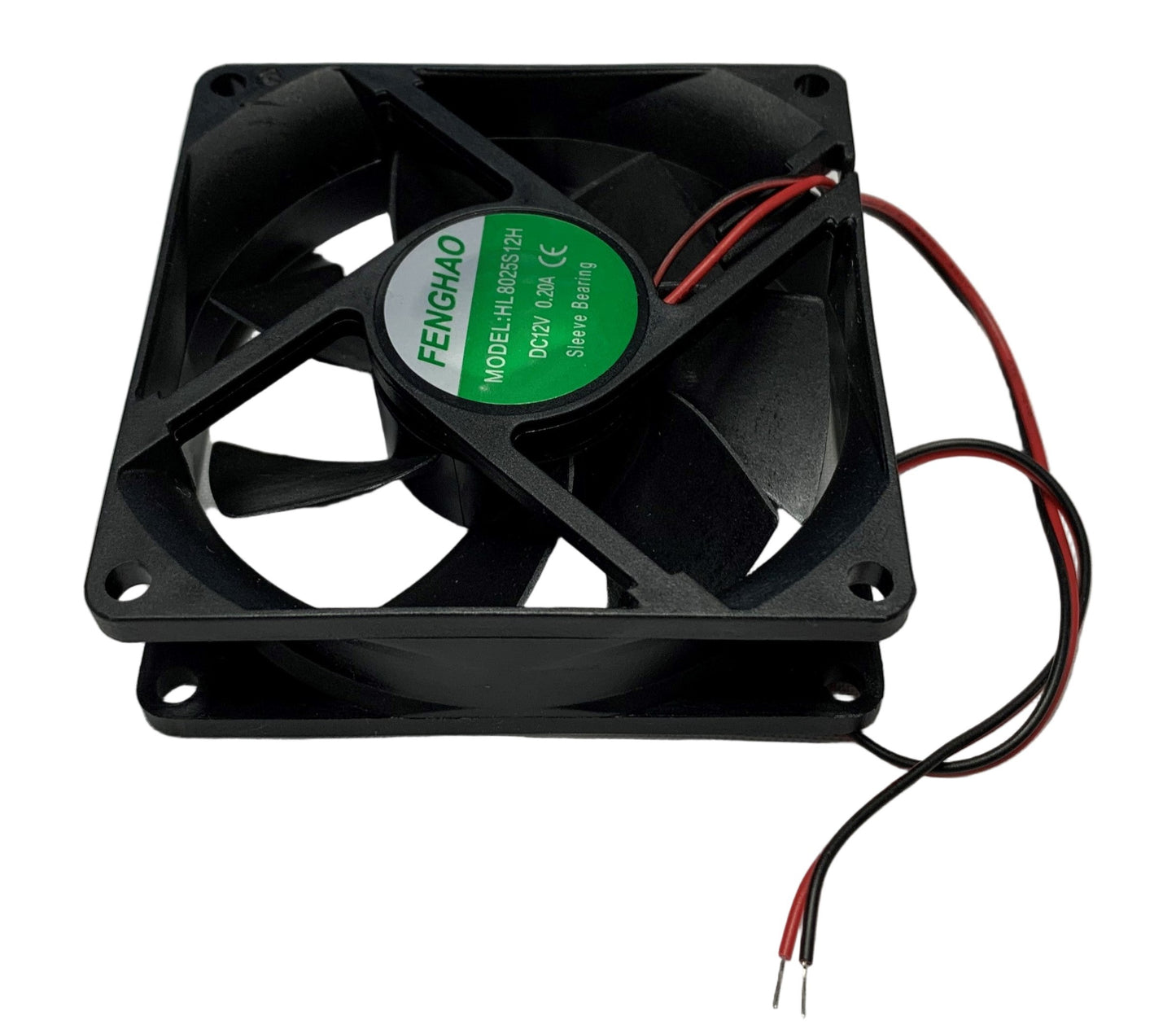 Ventilador 12 Vdc 0.2 Amperios tamaño 8 x 8 x 2.5 cm