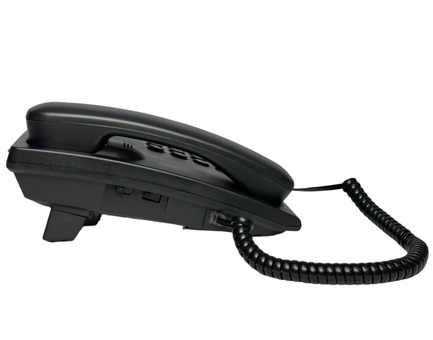 Telefono alambrico de escritorio o pared marca Ebasix color negro