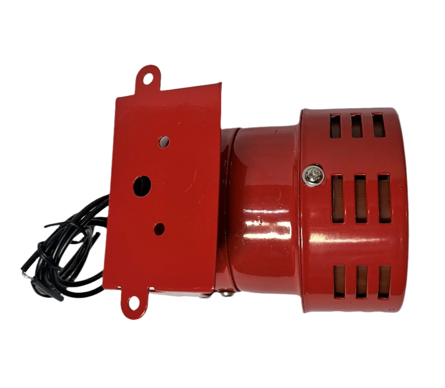 Sirena para Alarma funcionamiento a 12 Vdc Color Roja