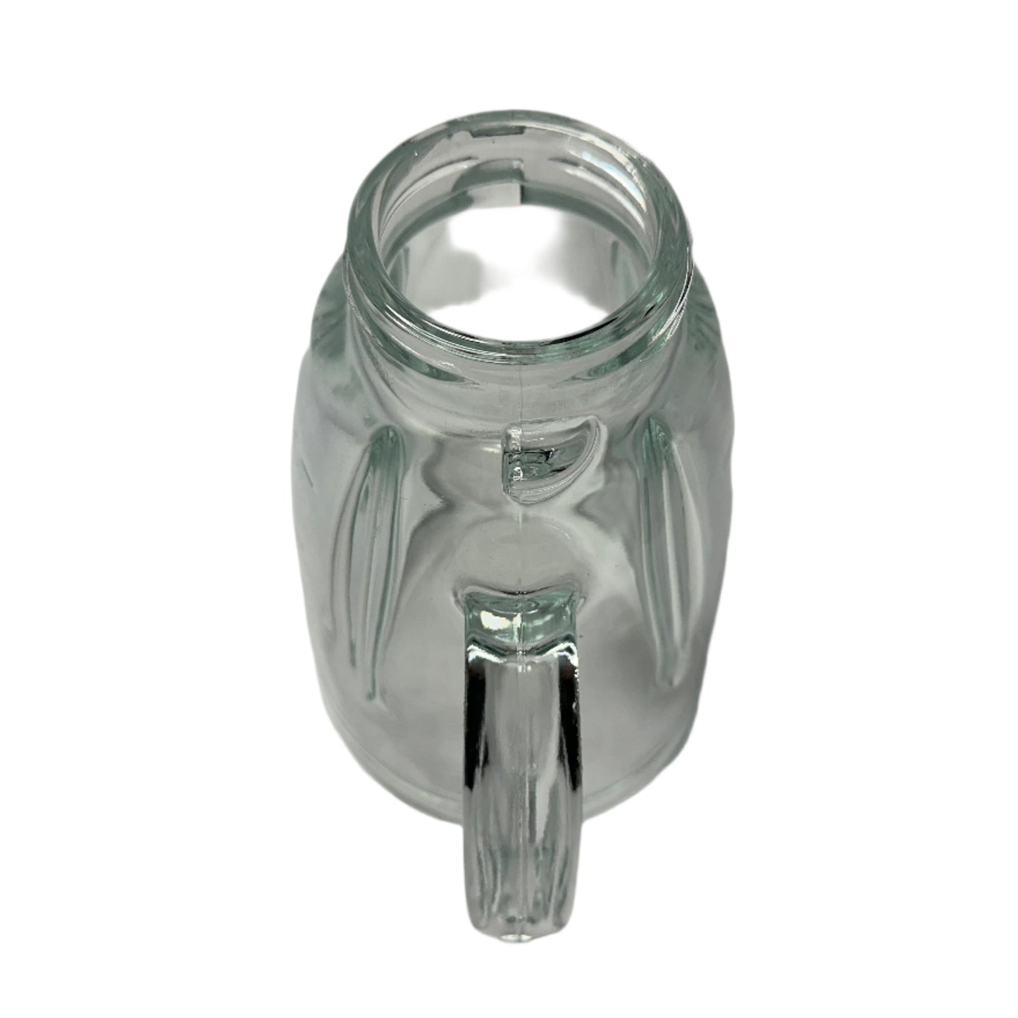 Vaso redondo de vidrio de licuadora reversible Oster con tapa 100% original