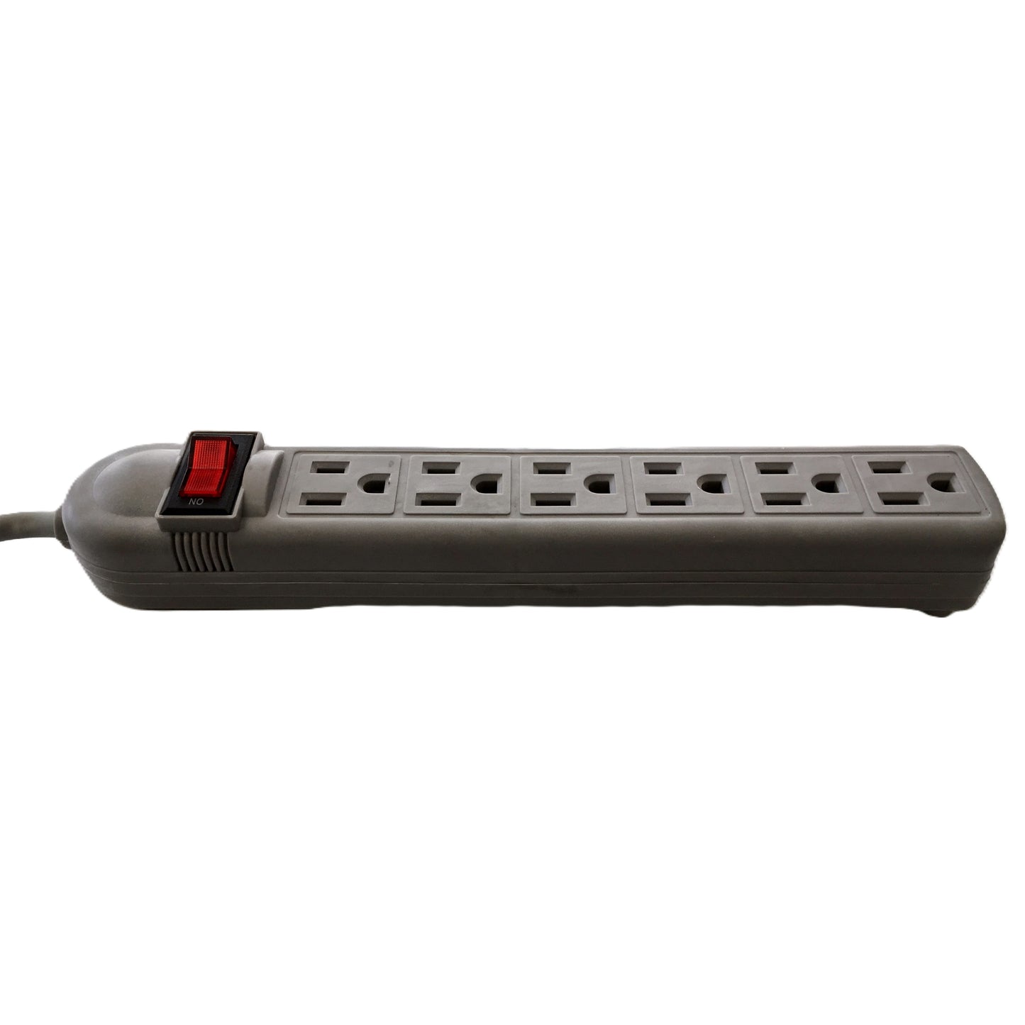 Regleta Electrica de 6 tomas con cable de 3 metros de longitud color gris