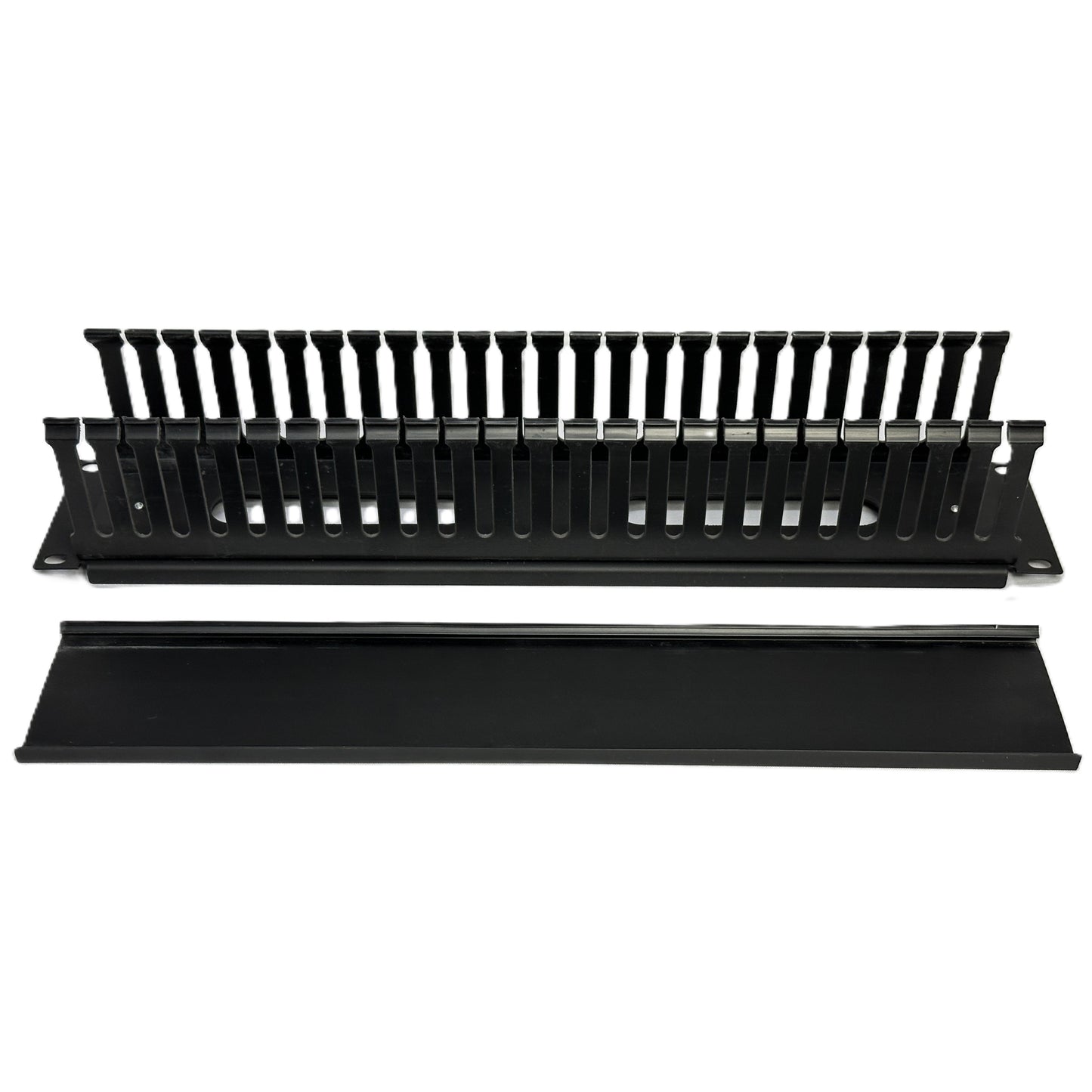 Organizador Separador de Cables 2 UR para uso en rack redes Networking