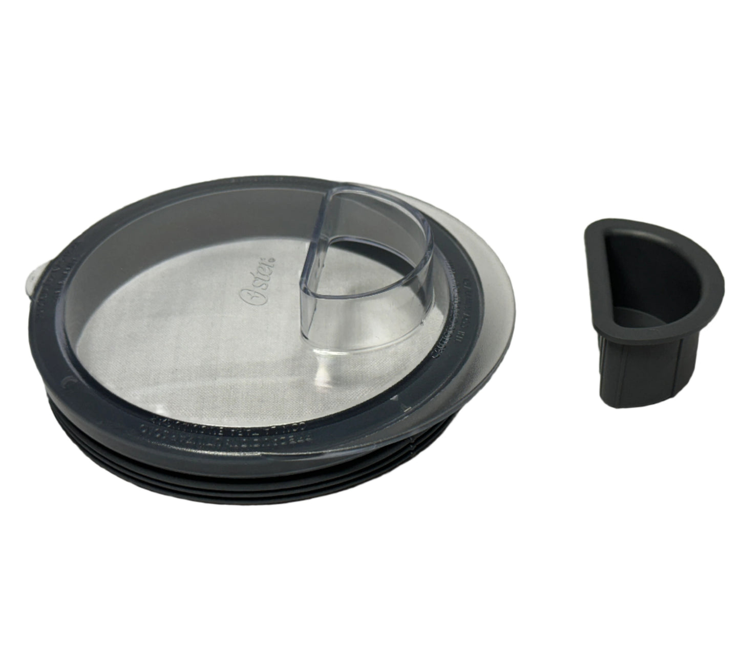 Vaso redondo de vidrio de licuadora reversible Oster con tapa 100% original
