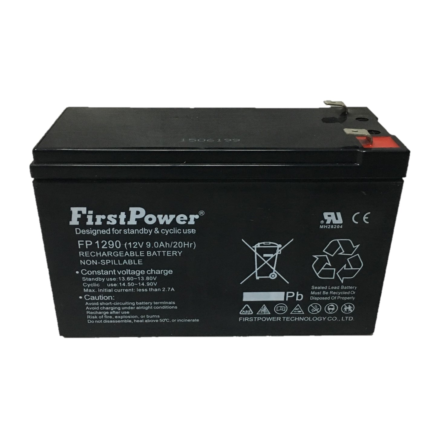 Bateria Seca Recargable 12 V 9 Ah Sellada Marca First Power