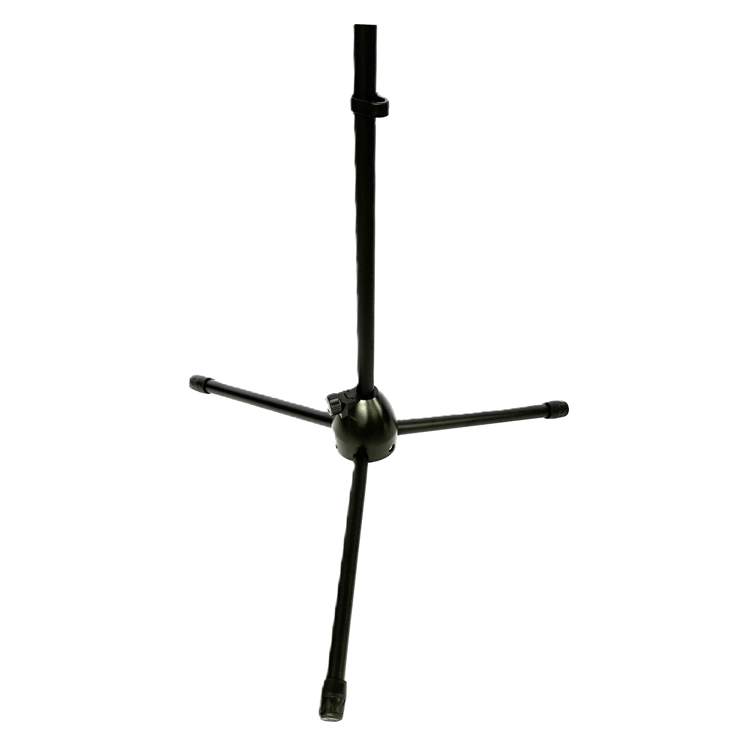 Pedestal Doble de Piso para Microfono color Negro