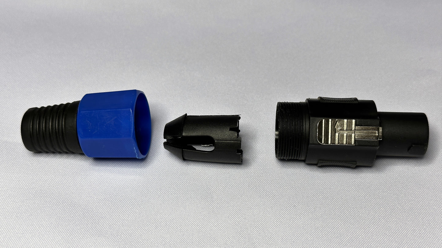 Conector Plug Speakon plastico Macho tipo Neutrik
