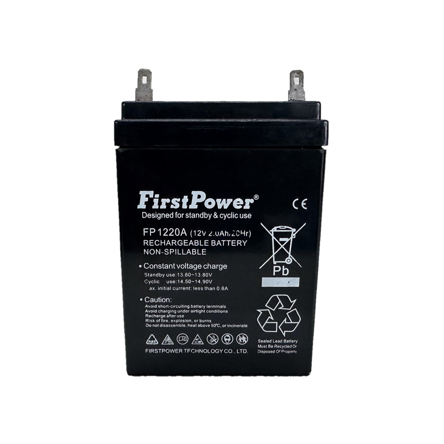 Bateria Seca Recargable 12 V 2 Ah Vertical sellada marca First Power