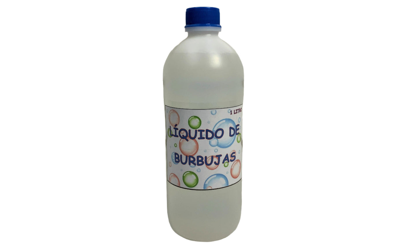 Liquido de Burbujas para Maquina de Burbujas 1 Litro