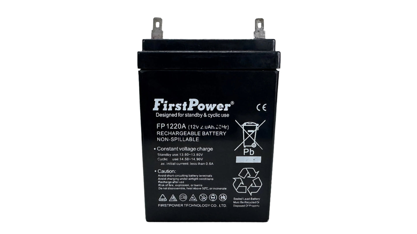 Bateria Seca Recargable 12 V 2 Ah Vertical sellada marca First Power