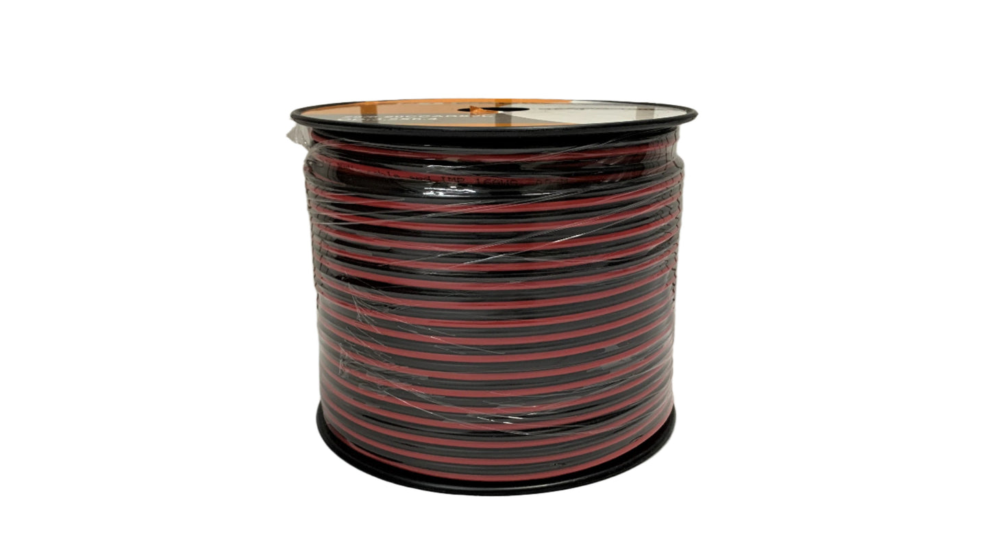 Bobina de cable para Parlante # 16 Rojo - Negro 100 metros