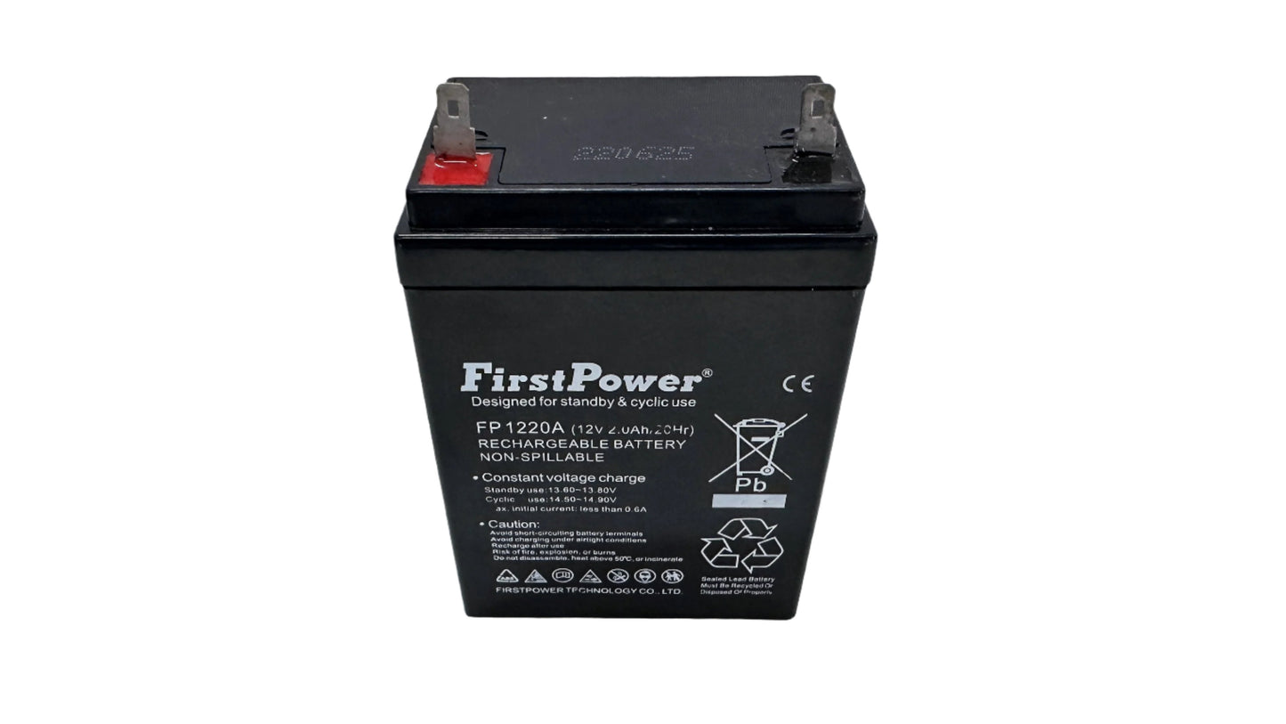 Bateria Seca Recargable 12 V 2 Ah Vertical sellada marca First Power