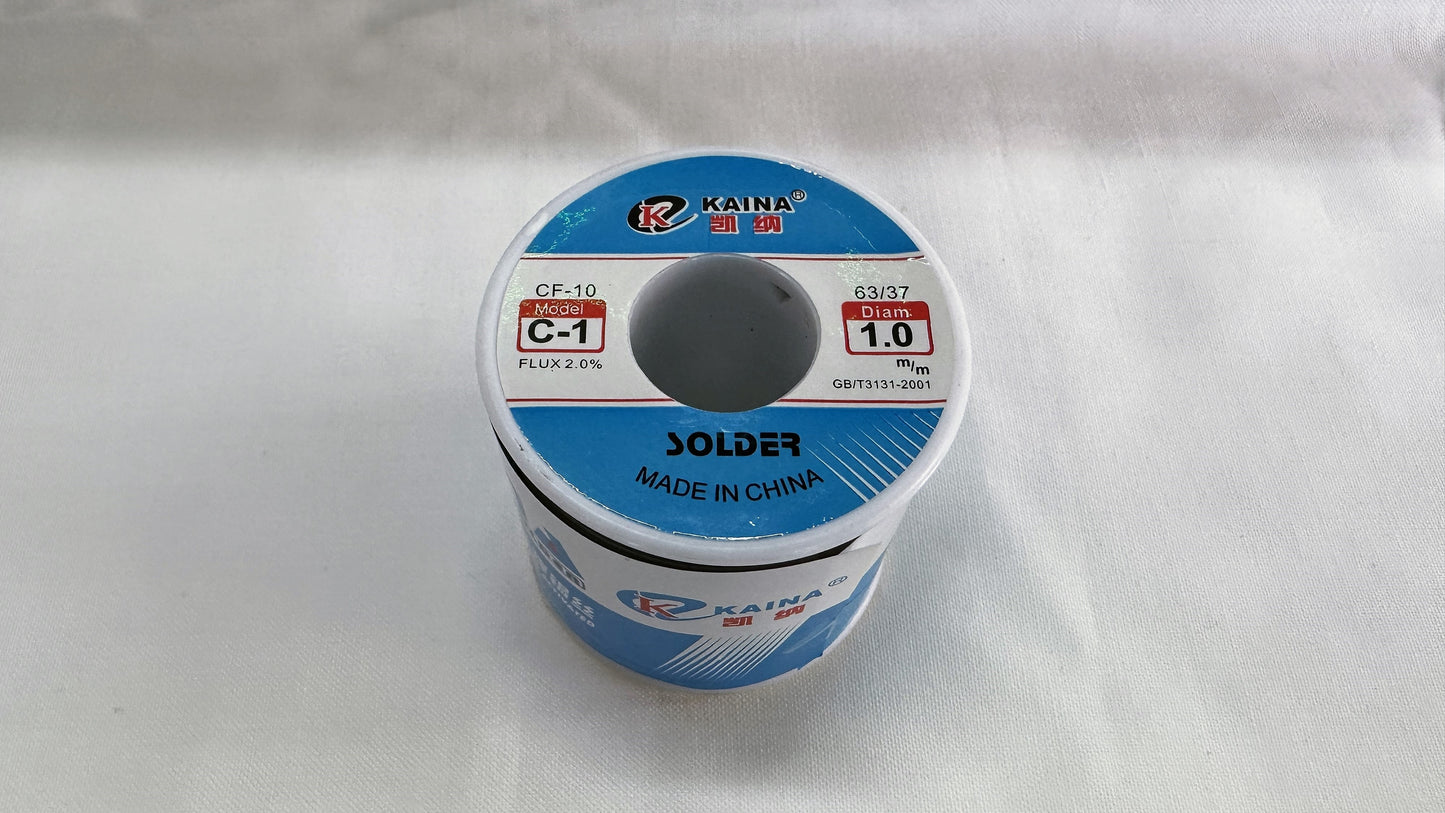 Rollo de Estaño Profesional 1 mm de Diametro 500 gr marca Kaina