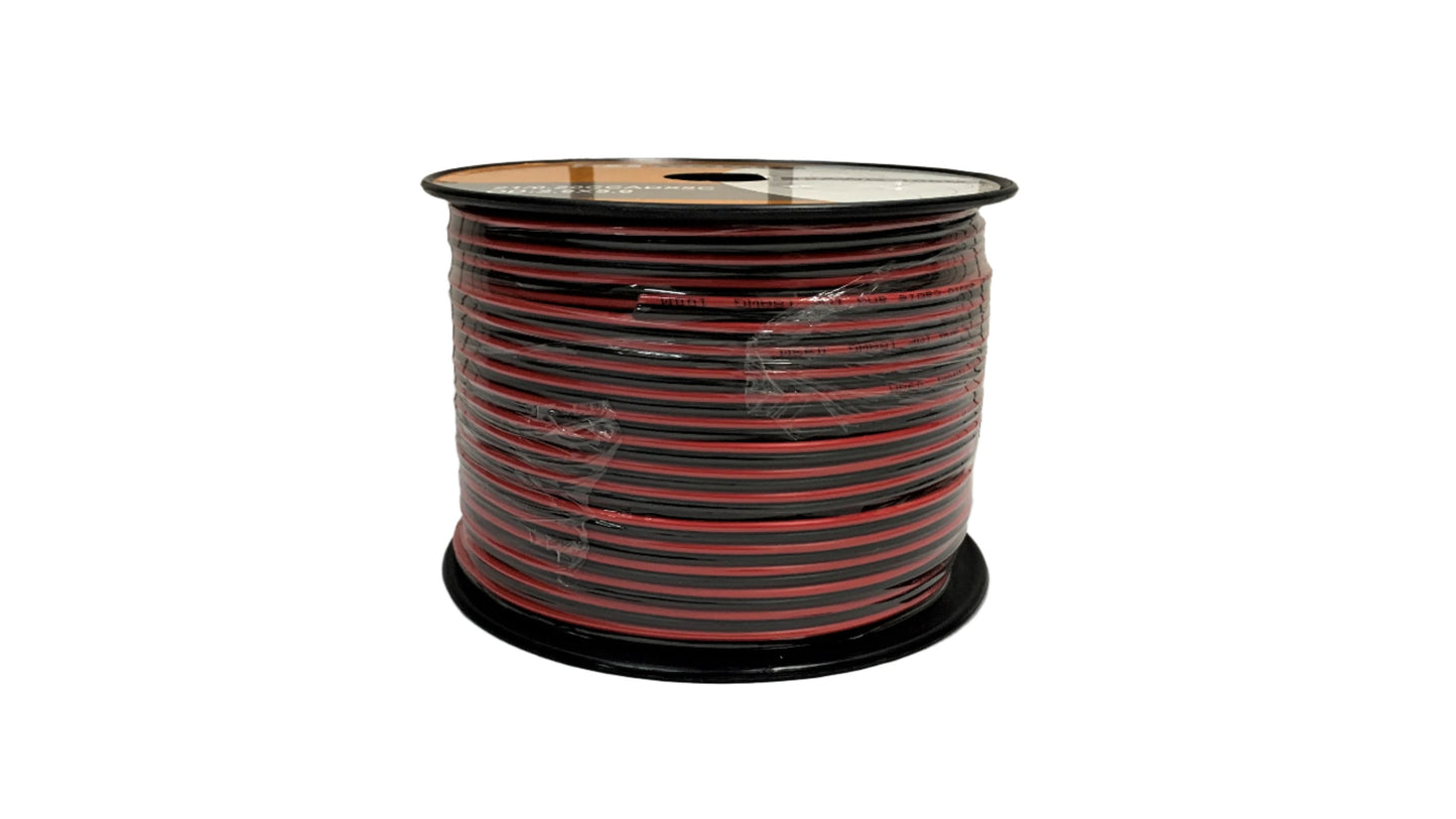 Bobina de cable para Parlante # 18 Rojo - Negro 100 mts
