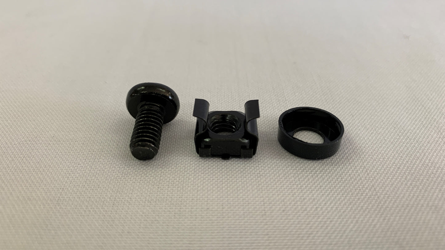 Kit de Tornillos Tuercas y Arandelas de montaje para rack 50 unidades
