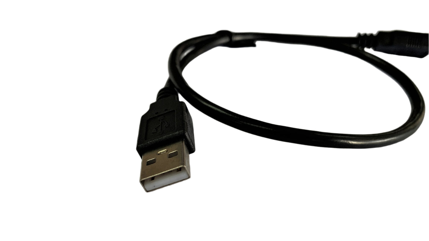 Cable USB conector macho en ambos extremos 0.5 metros de longitud