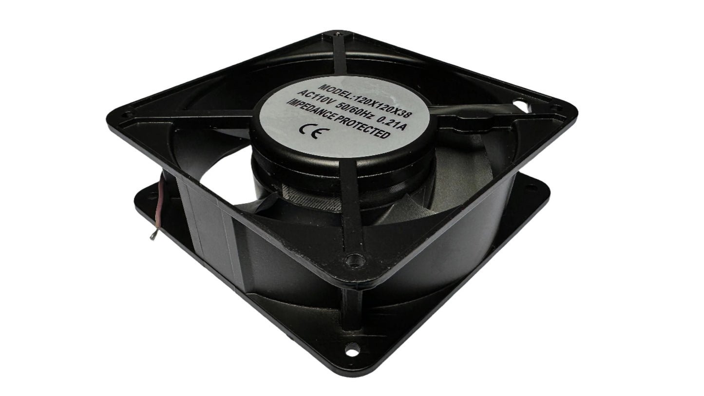 Ventilador 110 Vac 0.21 Amperios tamaño 12 x 12 x 3.8 cm