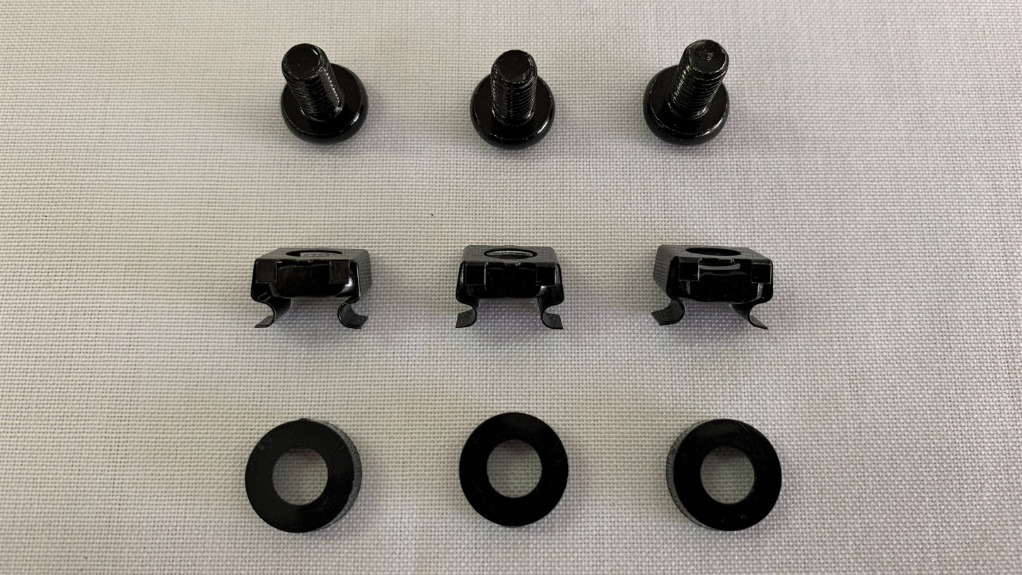 Kit de Tornillos Tuercas y Arandelas de montaje para rack 50 unidades