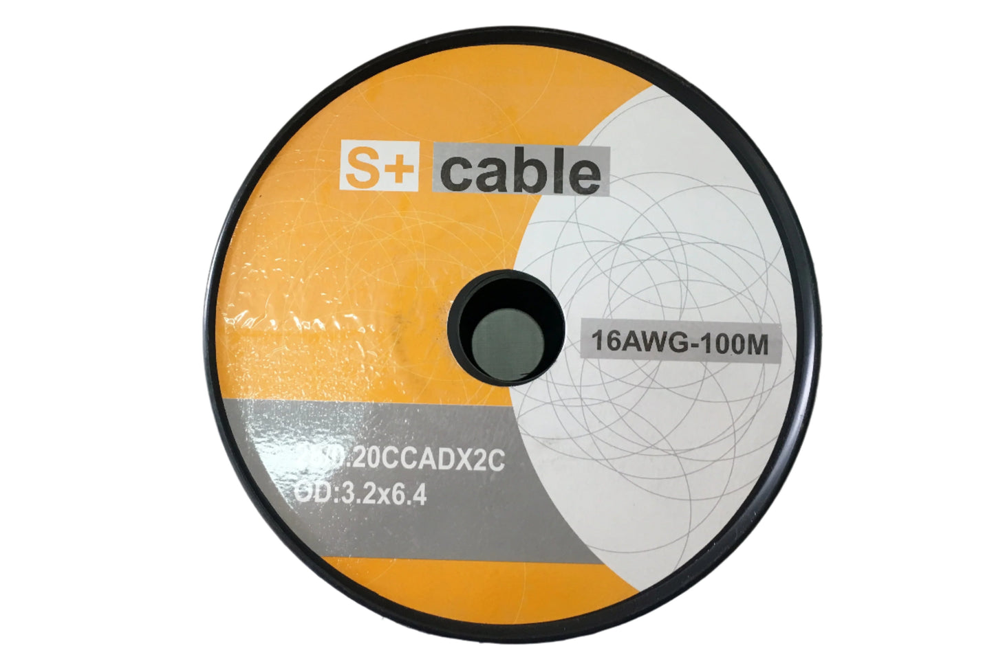 Bobina de cable para Parlante # 16 transparente 100 metros