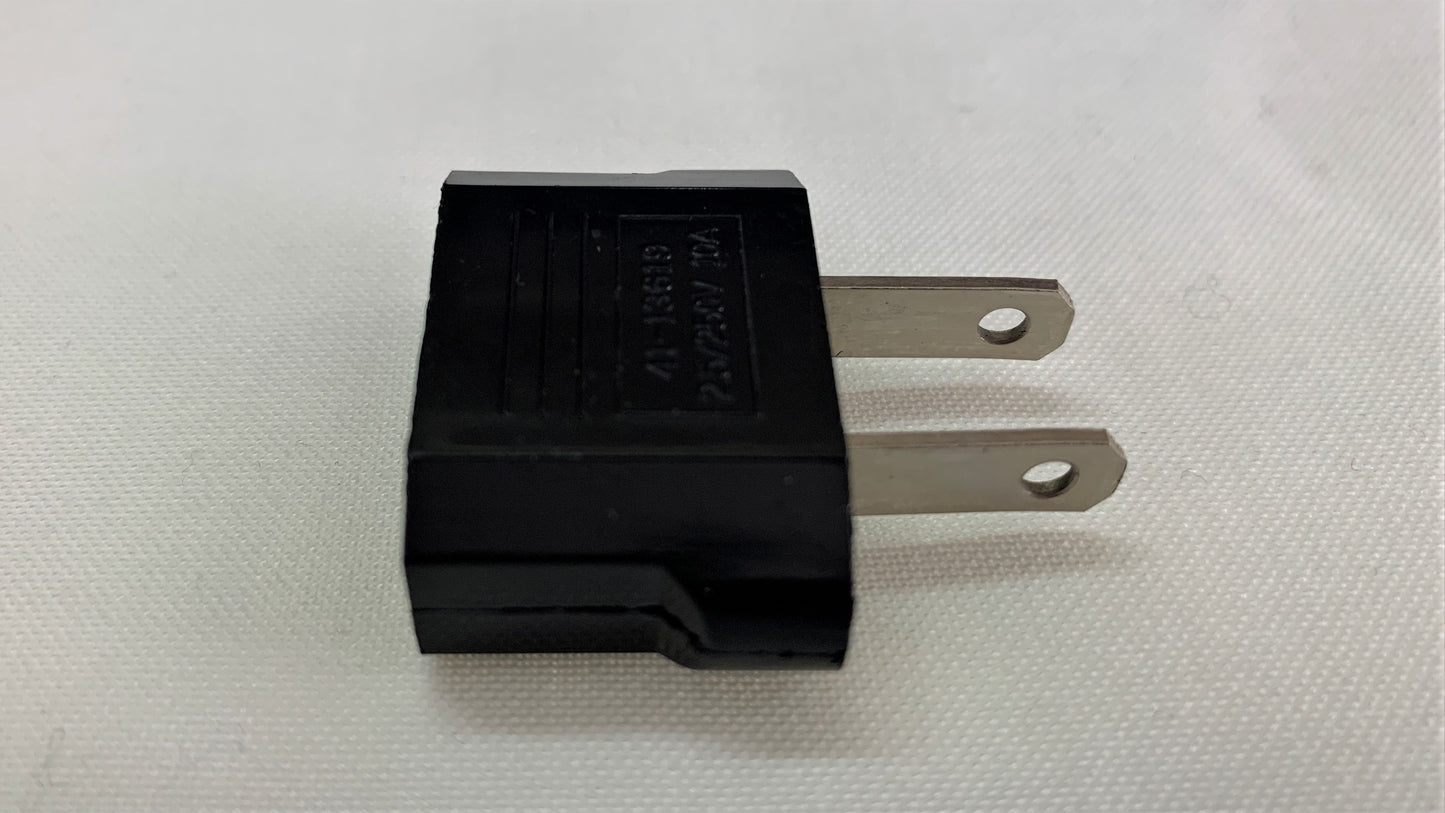 Adaptador Convertidor Enchufe de Redondo a Plano Europeo a Americano
