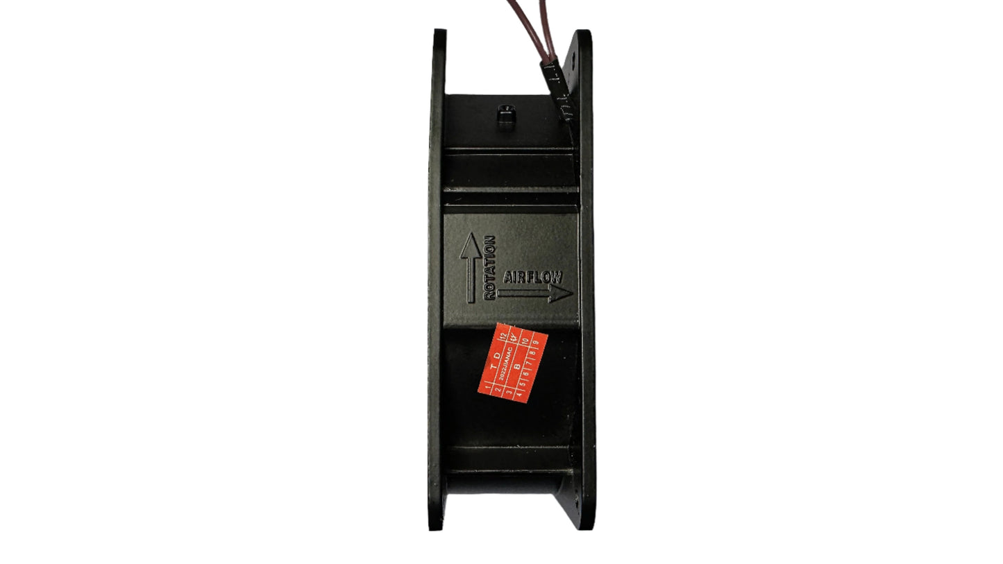 Ventilador 110 Vac 0.21 Amperios tamaño 12 x 12 x 3.8 cm