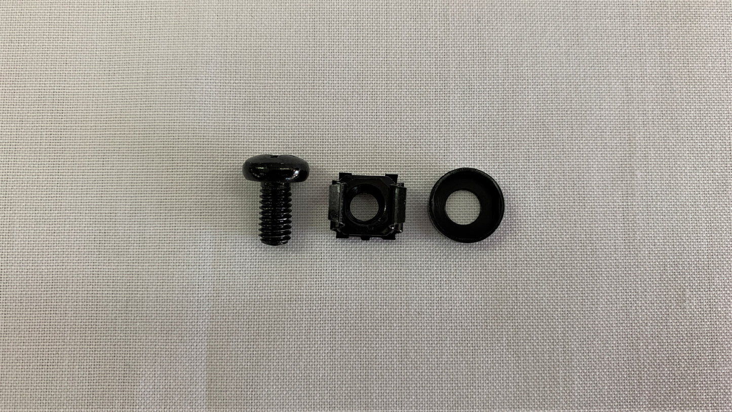 Kit de Tornillos Tuercas y Arandelas de montaje para rack 50 unidades