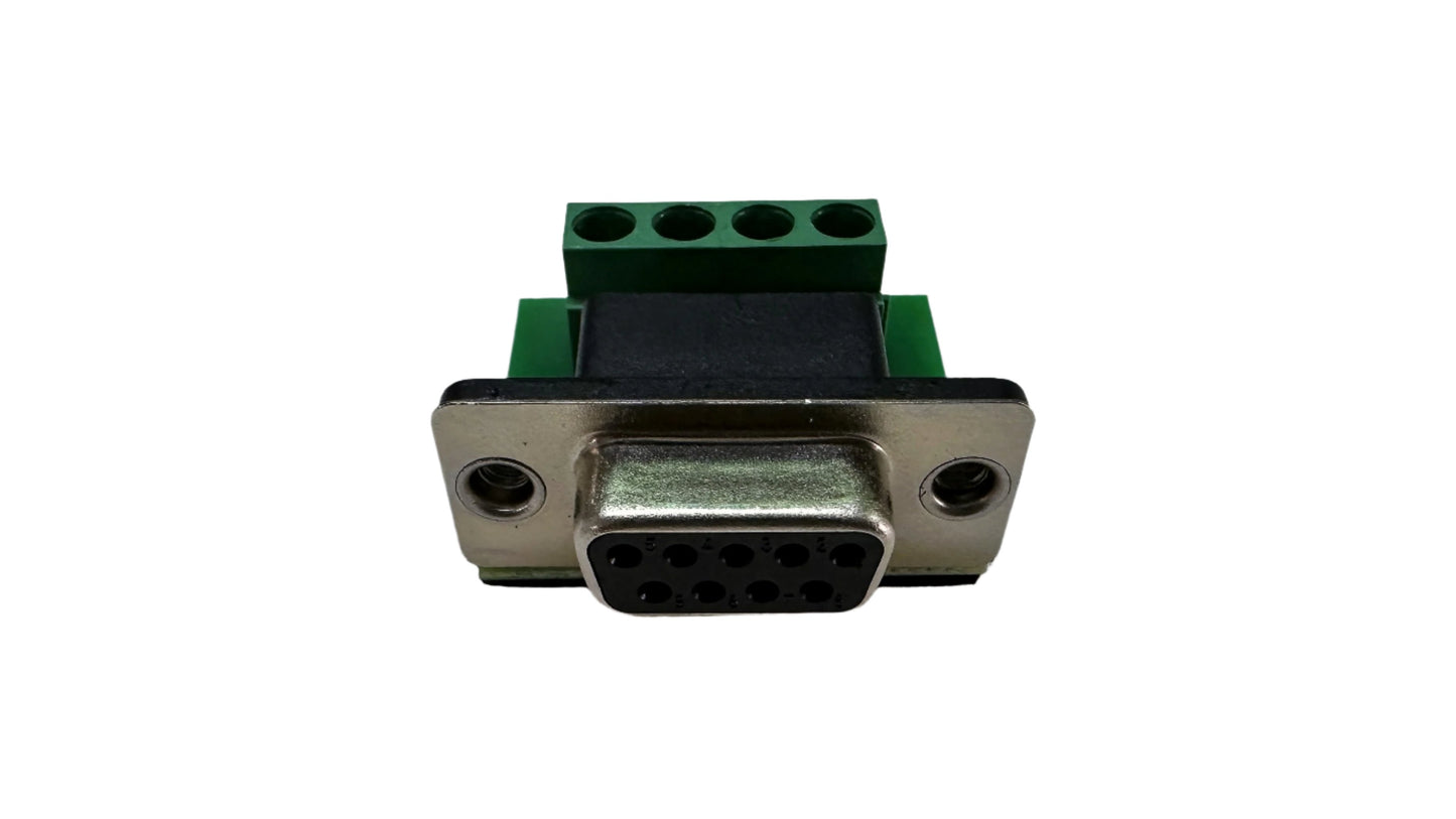 Convertidor bidireccional de RS-232 a RS-485 con 4 borneras RS232 RS485