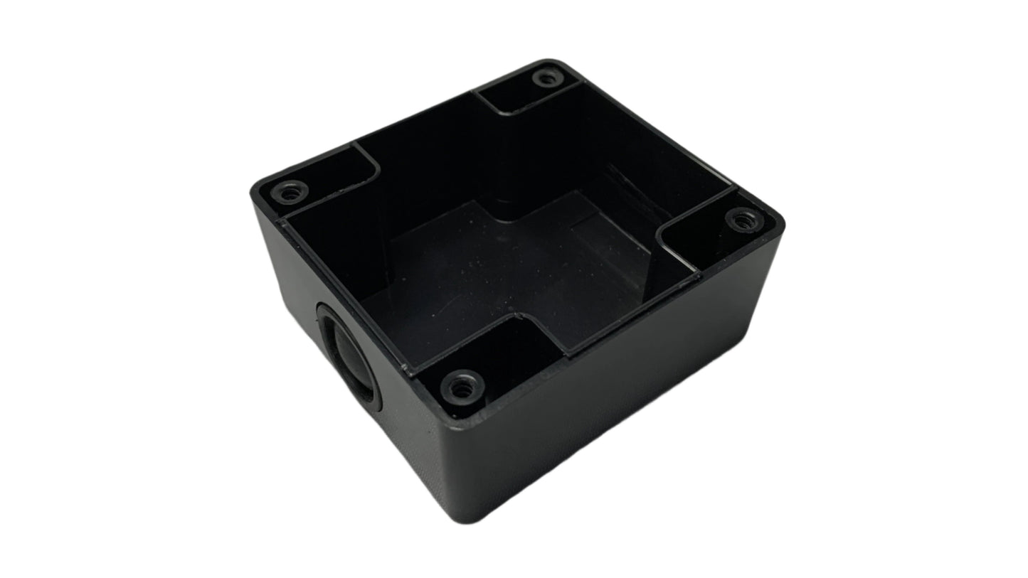 Boton Pulsador tipo hongo 40 mm de Emergencia con Caja