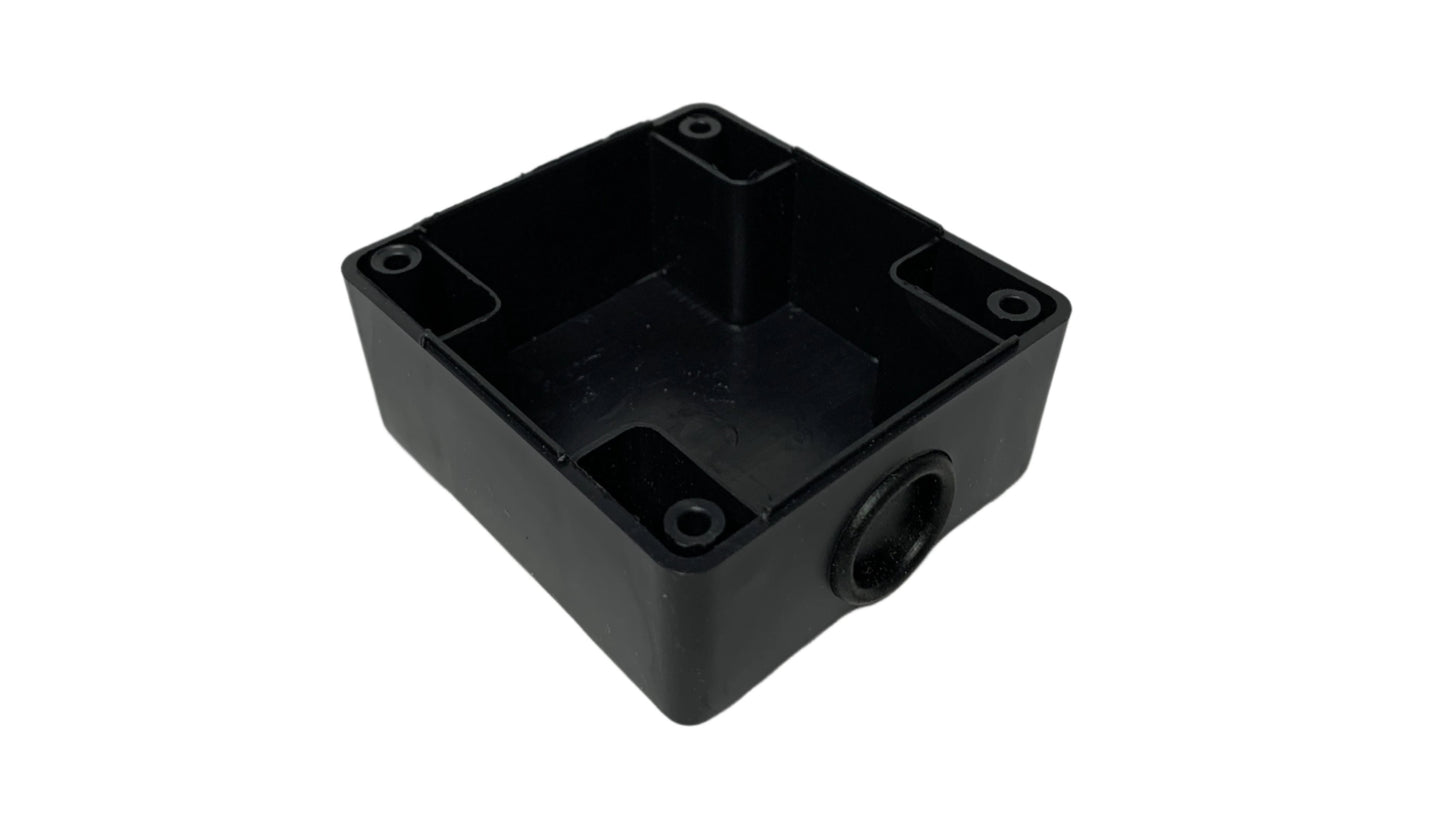 Boton Pulsador tipo hongo 40 mm de Emergencia con Llave y Caja