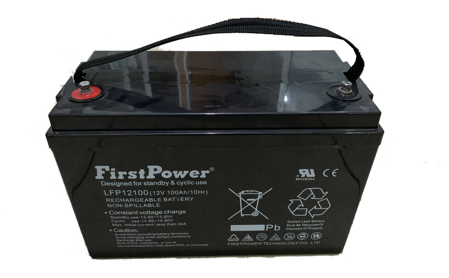 Bateria Seca Recargable 12 V 100 Ah sellada marca First Power