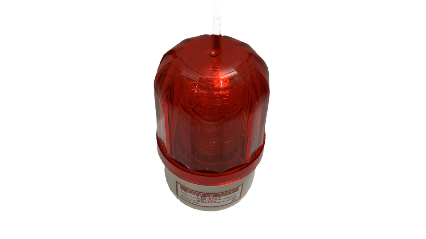 Luz Intermitente Baliza Licuadora de Advertencia LED 110 V color rojo