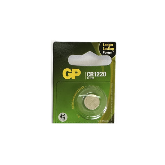 Pila tipo moneda o boton CR1220 marca GP