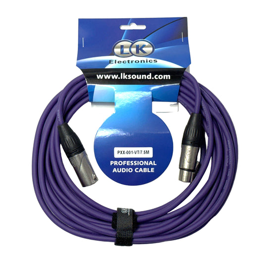 Cable de Audio Canon conectores XLR macho hembra 7.5 metros