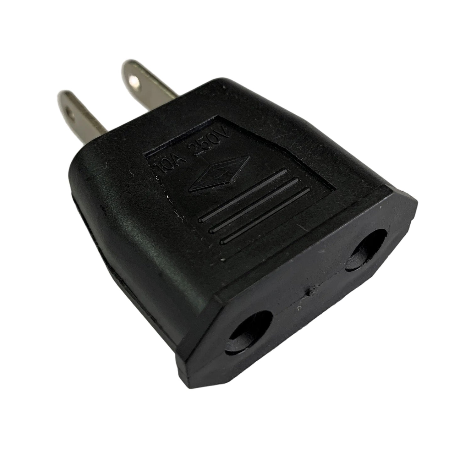 Adaptador Convertidor Enchufe Redondo A Plano Europeo a Americano