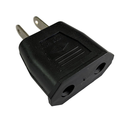 Adaptador Convertidor Enchufe Redondo A Plano Europeo a Americano