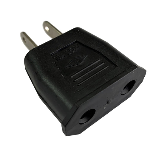 Adaptador Convertidor Enchufe Redondo A Plano Europeo a Americano