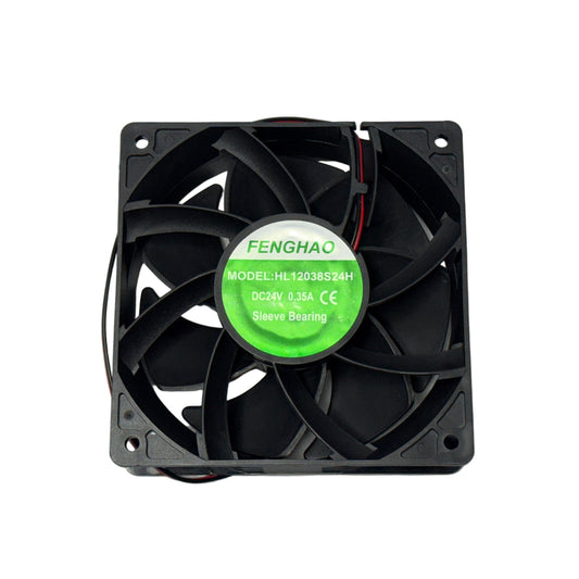 Ventilador 24 Vdc 0.35 Amperios tamaño 12 x 12 x 3.8 cm
